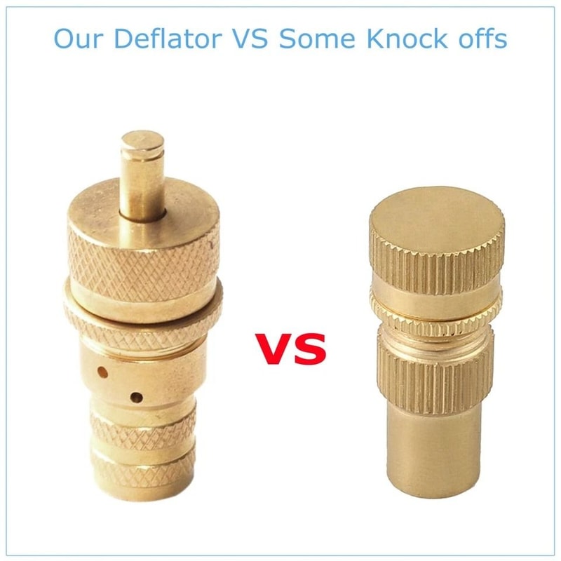 Brass Tire Deflator Kit PSI For OffRoad Air Down 6