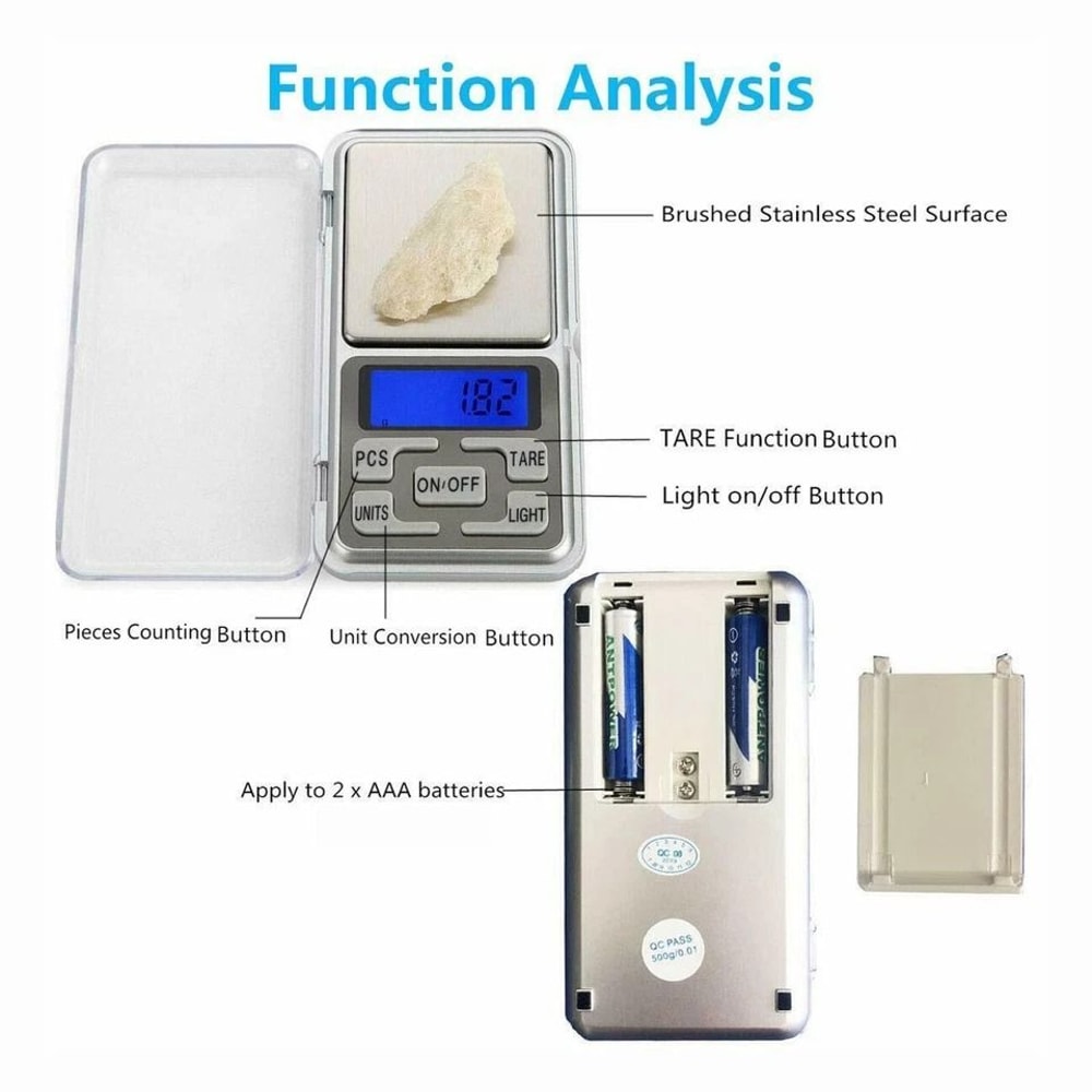 Portable Digital Pocket Scale LCD Jewelry Scale With Tare 4