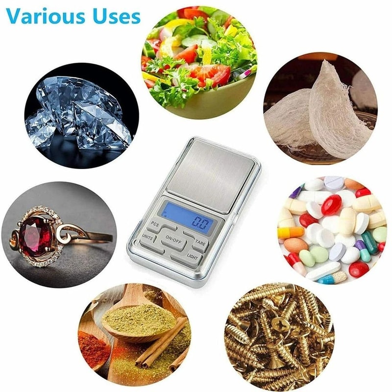 Portable Digital Pocket Scale LCD Jewelry Scale With Tare 6