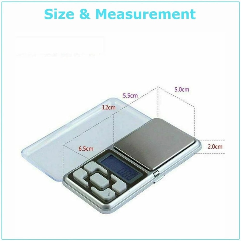 Portable Digital Pocket Scale LCD Jewelry Scale With Tare 8