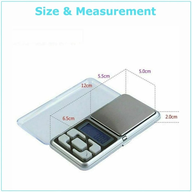 Portable Digital Pocket Scale LCD Jewelry Scale With Tare 8