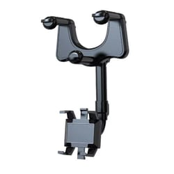 rear view mirror phone holder car mount for iphone and android