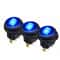 Waterproof Rocker Switch Blue LED Round ON Off Car Boat Switches 0