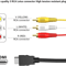 HDMI To RCA Adapter Cable AV Video Audio Converter For TV Projector HDTV 9