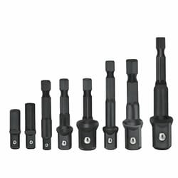 impact socket adapter set with hex shank drill socket extensions