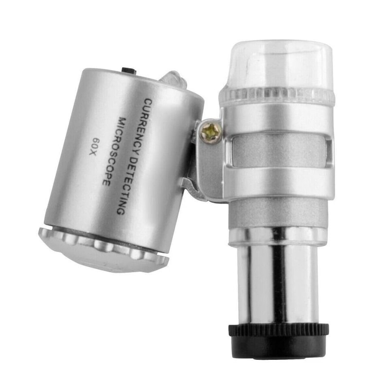 Jewelers Loupe Magnifier LED Magnifier Pocket Microscope Jewelry Loupe 1