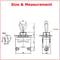 Heavy Duty Waterproof Toggle Switch SPST On Off Terminal Marine Car Boat 4