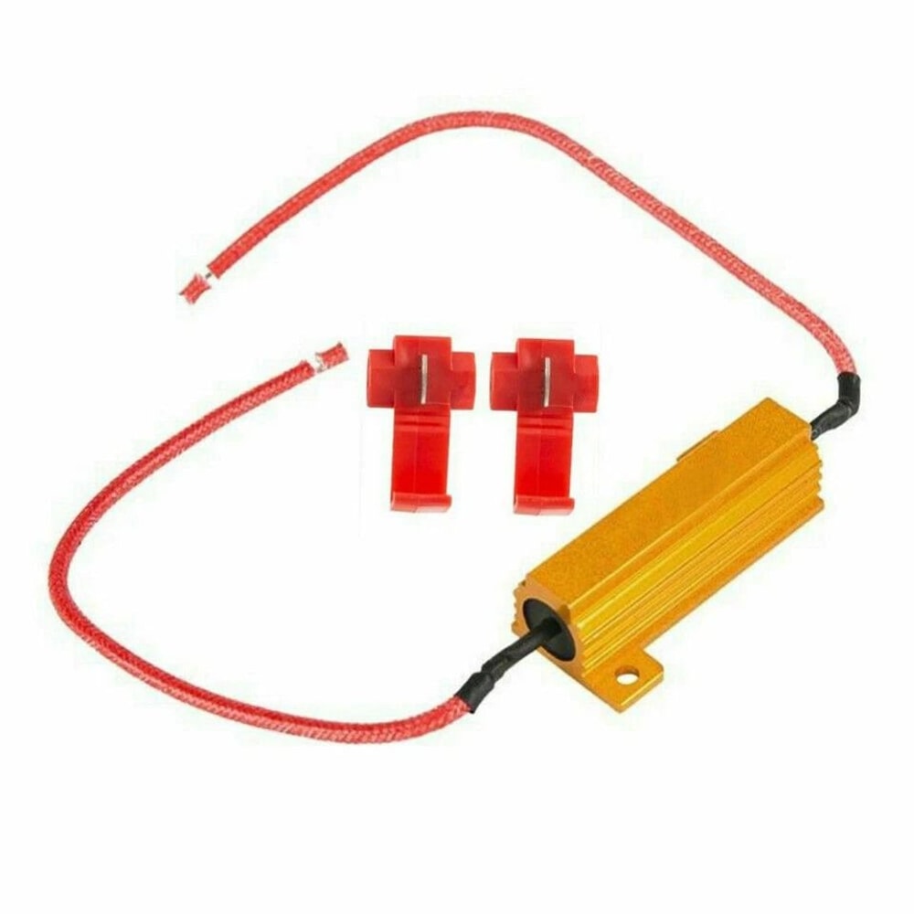 LED Load Resistor Kit Hyper Flash Fix For Turn Signal LED Bulbs 5