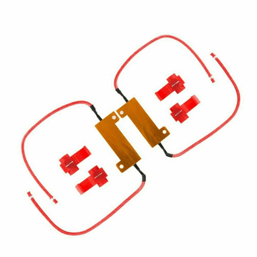 LED Load Resistor Kit Hyper Flash Fix For Turn Signal LED Bulbs 7
