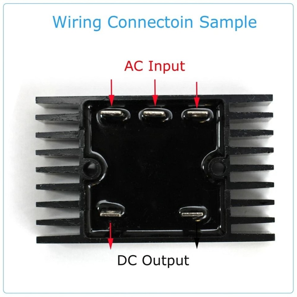 Bridge Rectifier Module Metal Case Diode Converter 3