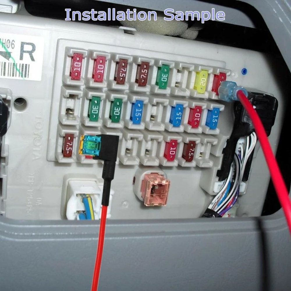 Fuse Tap Adapter Kit For Automotive AddaCircuit Mini ATM APM Blade Fuses 5