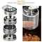 Herb Tobacco Grinder Herbal Metal Spice Crusher With Handle For Smoke Herbs 3
