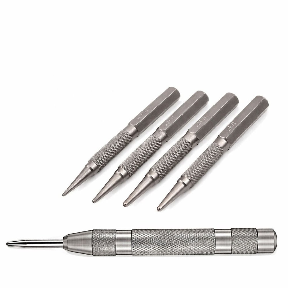 Nail Setter Center Punch Set Steel Precision Punches For Wood Metal And Plastic 0
