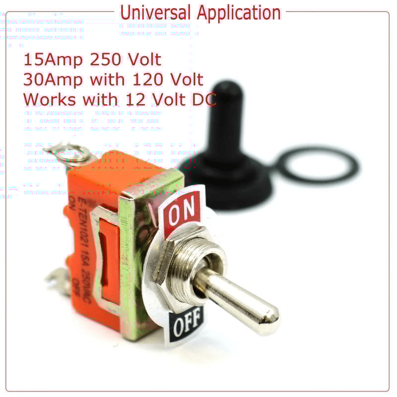Heavy Duty Toggle Switch ONOFF For Car Boat 5