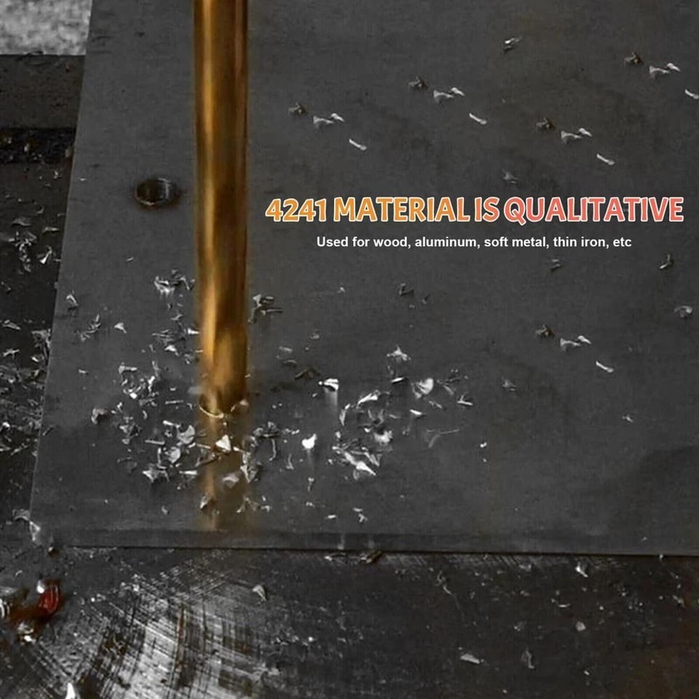 HSS Titanium Drill Bit Set For Wood Metal Plastic MultiPurpose Twist Drill Bits 7