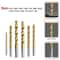 HSS Titanium Drill Bit Set For Wood Metal Plastic MultiPurpose Twist Drill Bits 8