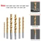 HSS Titanium Drill Bit Set For Wood Metal Plastic MultiPurpose Twist Drill Bits 8
