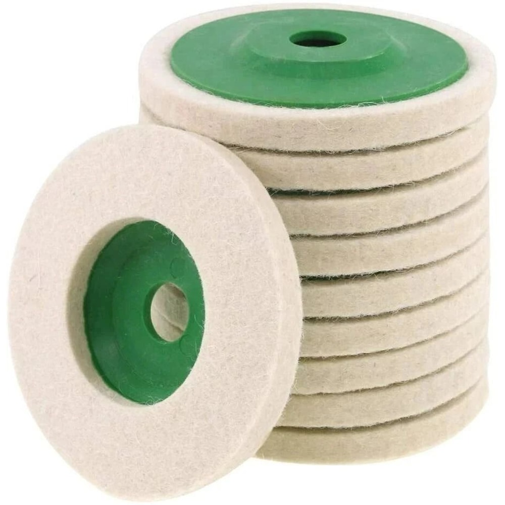 Wool Polishing Discs For Angle Grinder Buffing Pads 0