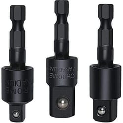 socket adapter set with quick-release mechanism for impact driver drill