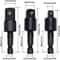 Socket Adapter Set With QuickRelease Mechanism For Impact Driver Drill 1