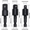 Socket Adapter Set With QuickRelease Mechanism For Impact Driver Drill 1