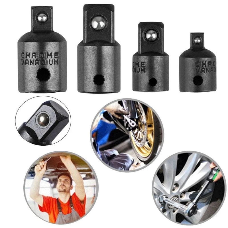 Impact Socket Adapter Set Chrome Vanadium Drive Reducer Set 5