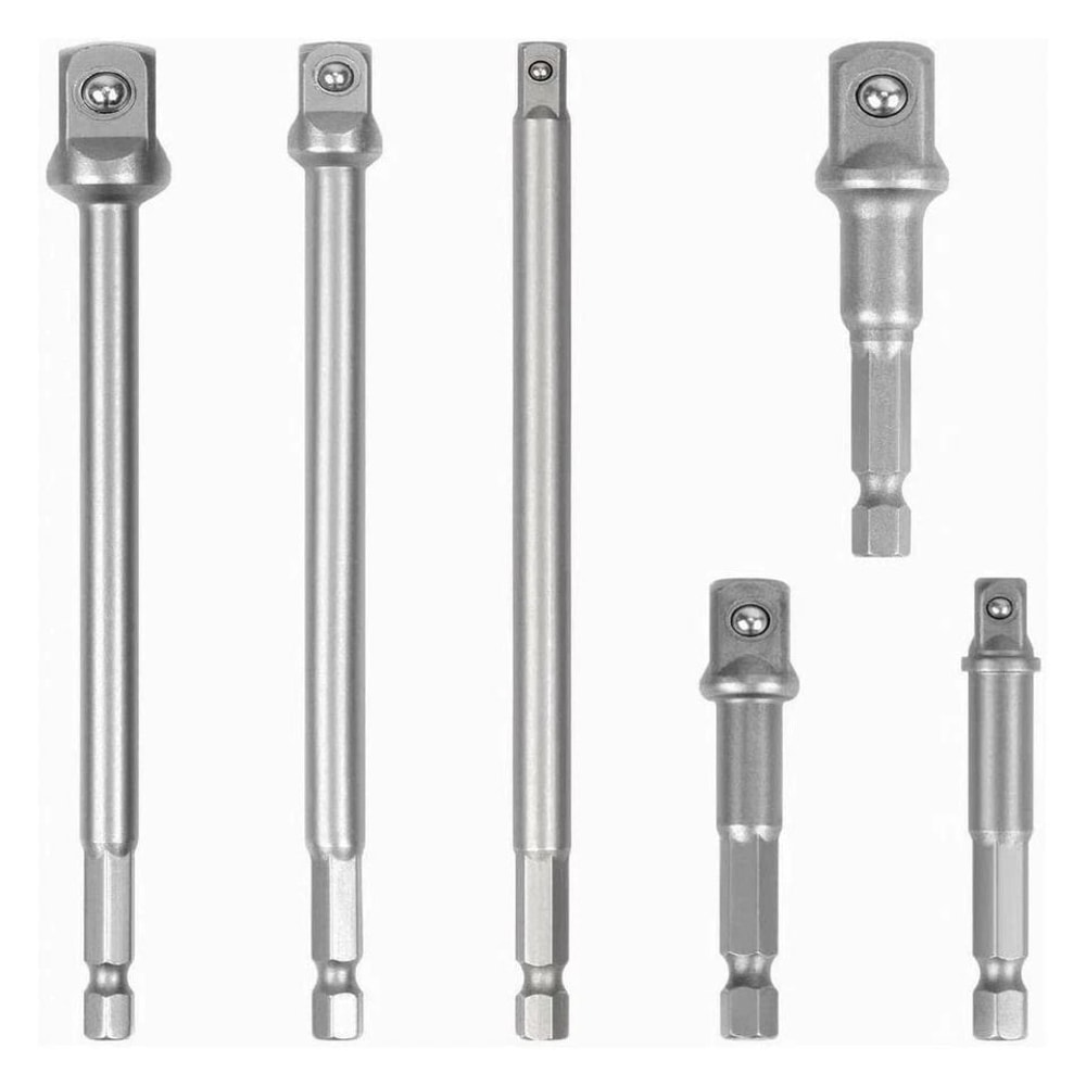 Impact Socket Adapter Set With Right Angle Drill Attachment 0