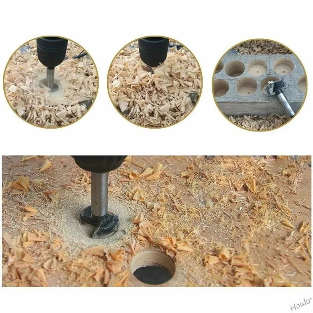 Forstner Drill Bit Set Wood Boring Bit Set For Clean Precision Holes 3