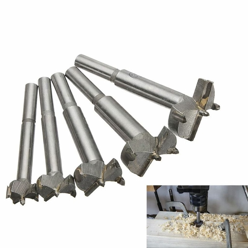 Forstner Drill Bit Set Wood Boring Bit Set For Clean Precision Holes 0