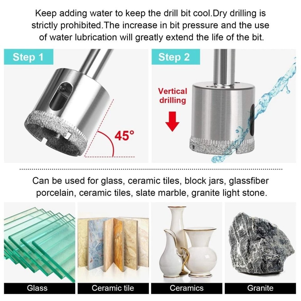 Diamond Hole Saw For Glass Ceramic Tile And Porcelain 4