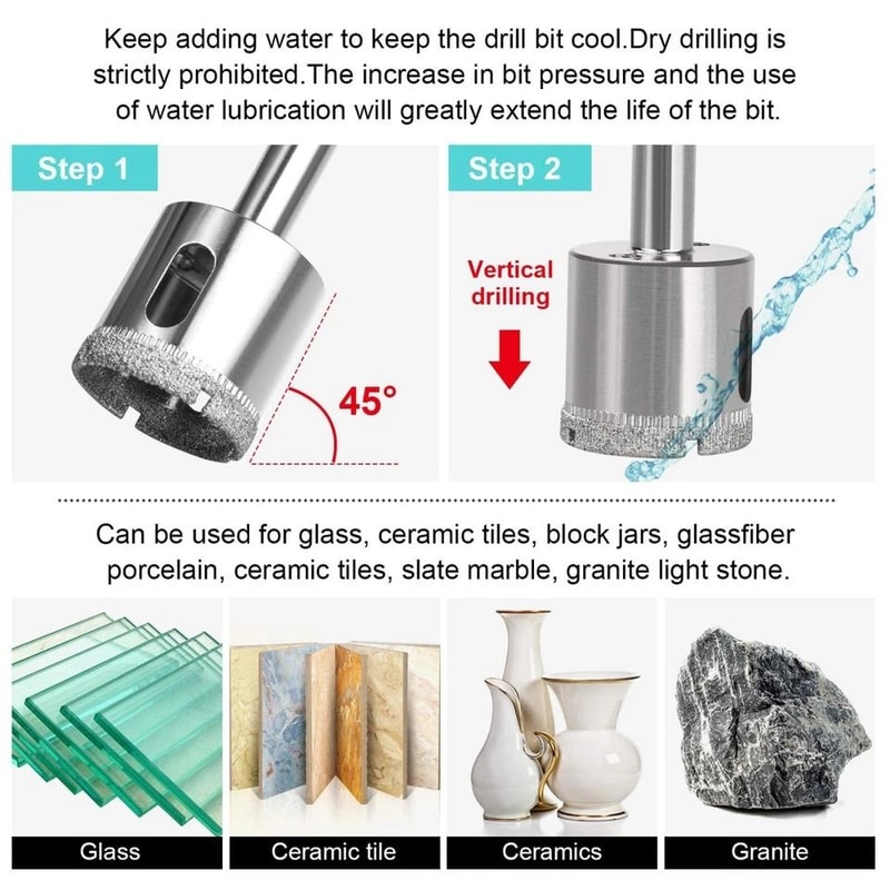 Diamond Hole Saw For Glass Ceramic Tile And Porcelain 4