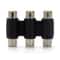 Triple RCA Female To Female Coupler For TV DVD Console RCA Adapter AV Extension Connector 0