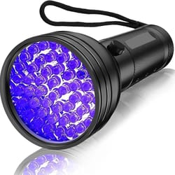 led uv flashlight black light torch for pet stains, scorpions and inspection