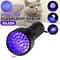 LED UV Flashlight 395nm Black Light Torch For Pet Stains Scorpions And Inspection 6