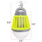 Outdoor Bug Zapper Mosquito Killer Lamp With LED Lantern Insect Trap For Patio Yard 9