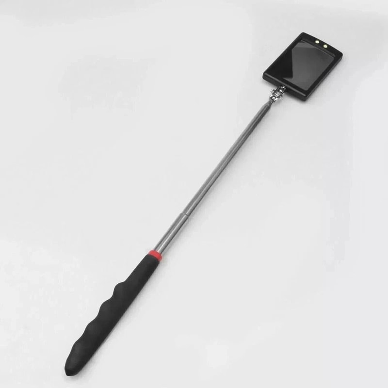 Telescoping Inspection Mirror Set Adjustable Flexible Inspection Mirror For HardtoReach Spaces 9