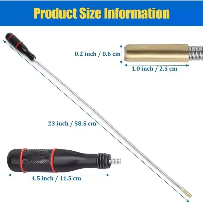 Telescoping Inspection Mirror Set Adjustable Flexible Inspection Mirror For HardtoReach Spaces 3
