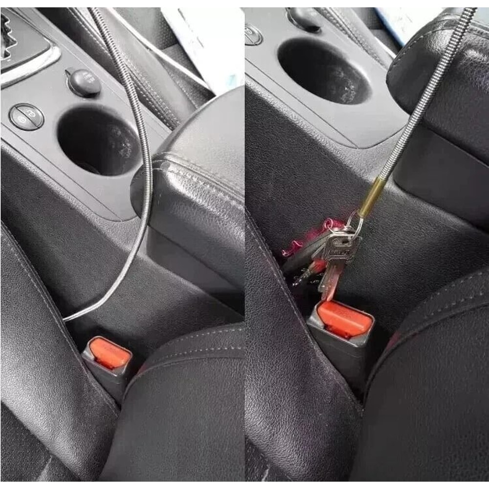 Telescoping Inspection Mirror Set Adjustable Flexible Inspection Mirror For HardtoReach Spaces 4