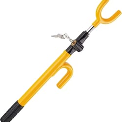 universal steering wheel lock for car, van, truck twin hooks anti-theft device