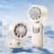 Cooling Handheld Fan With Ice Cooler Speeds Quiet Portable Fan 0