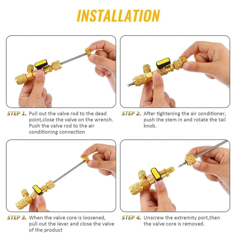 HVAC Valve Core Remover Tool For Systems 7