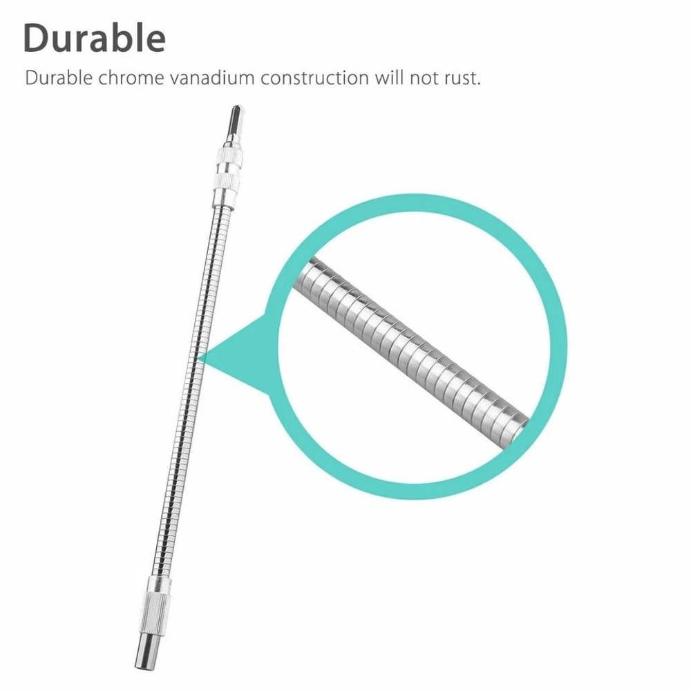 Flexible Shaft Drill Bit Extension Tool Perfect For Tight Spaces 5