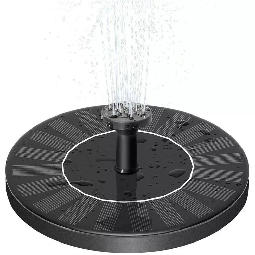 SolarPowered Bird Bath Fountain Pump Upgrade With Nozzles For Outdoor Water Features 0