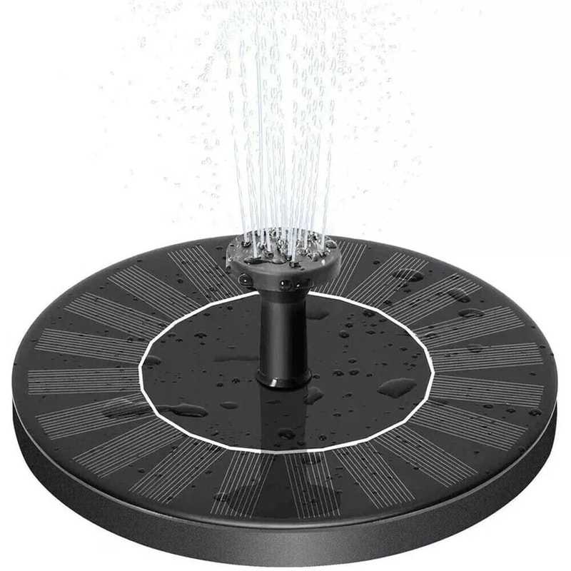 SolarPowered Bird Bath Fountain Pump Upgrade With Nozzles For Outdoor Water Features 0