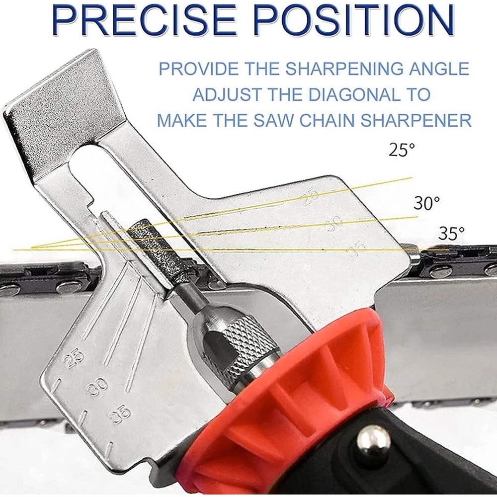 Electric Chainsaw Sharpener Grinder File Tool Attachment Easy Blade Maintenance For Home Professi 5