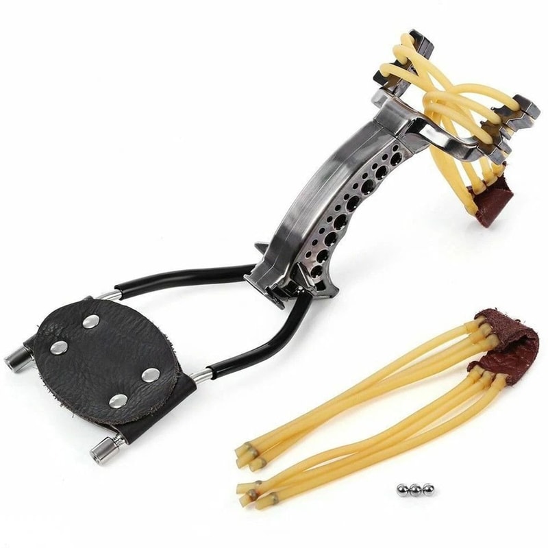 Heavy Duty Slingshot For Outdoor Sports Perfect For Hunting And Fishing Fits Adults Teens And Boys 1