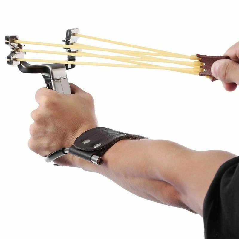Heavy Duty Slingshot For Outdoor Sports Perfect For Hunting And Fishing Fits Adults Teens And Boys 0