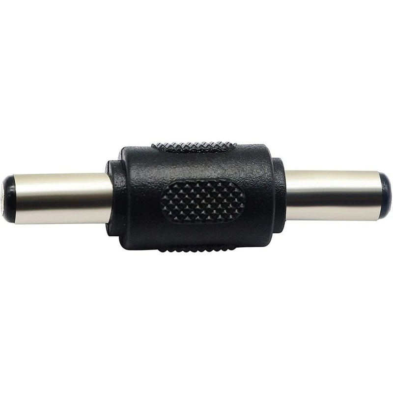 DC Power Coupler Male To Male Barrel Adapter For CCTV LED Routers 1