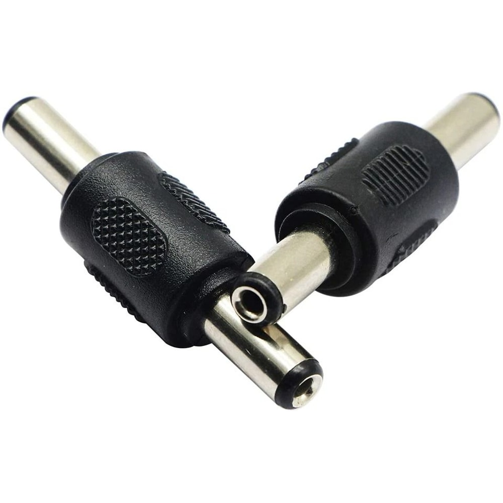 DC Power Coupler Male To Male Barrel Adapter For CCTV LED Routers 4