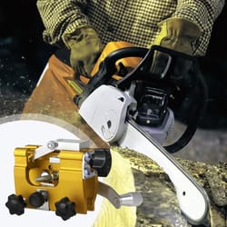 portable chainsaw sharpener jig kit for chains manual hand crank chain sharpener